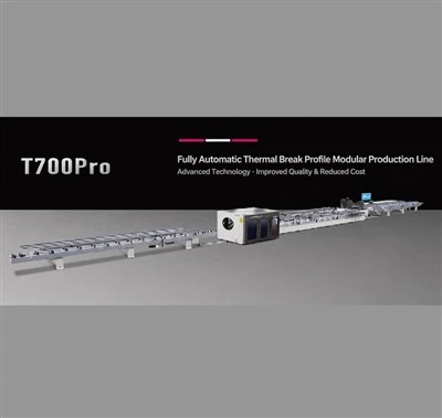 T700Pro интелигентна линия за сглобяване на термично прекъсване